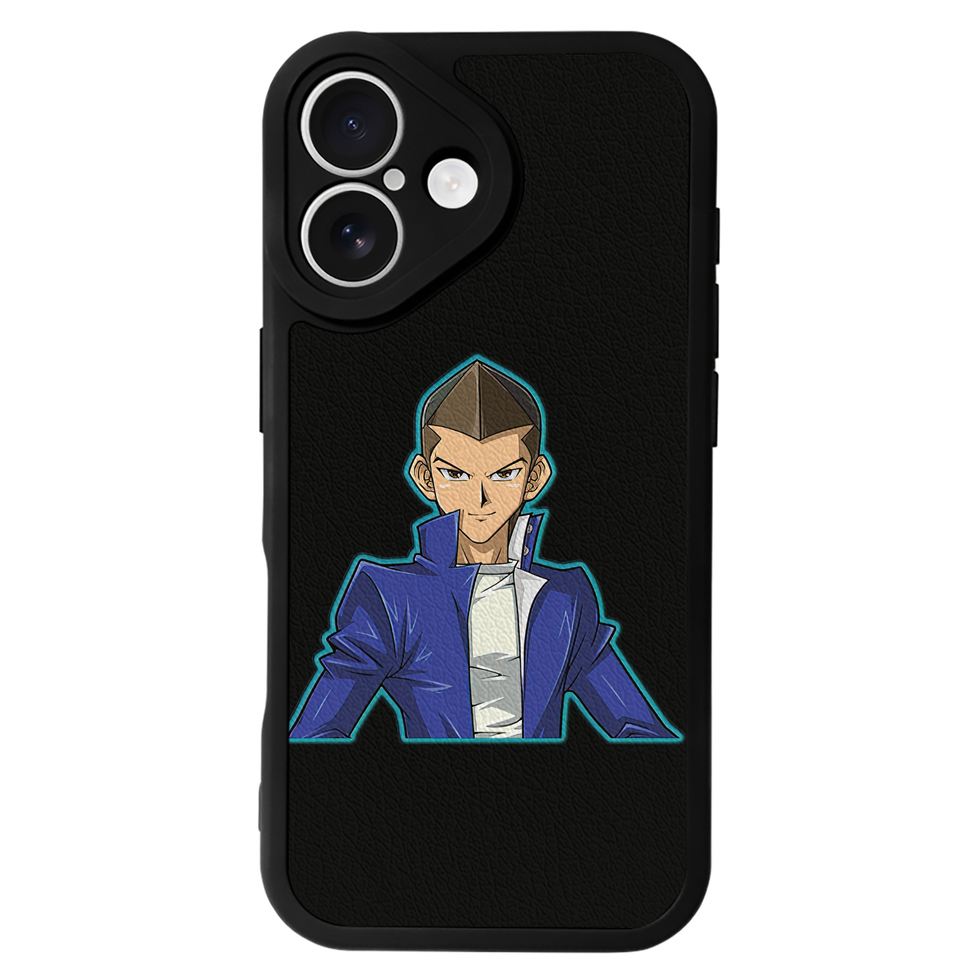 遊☆戯☆王 Yu-Gi-Oh! 【iPhone 16シリーズ対応】シリコンスマホケース（レザー調） 材質：シリコン